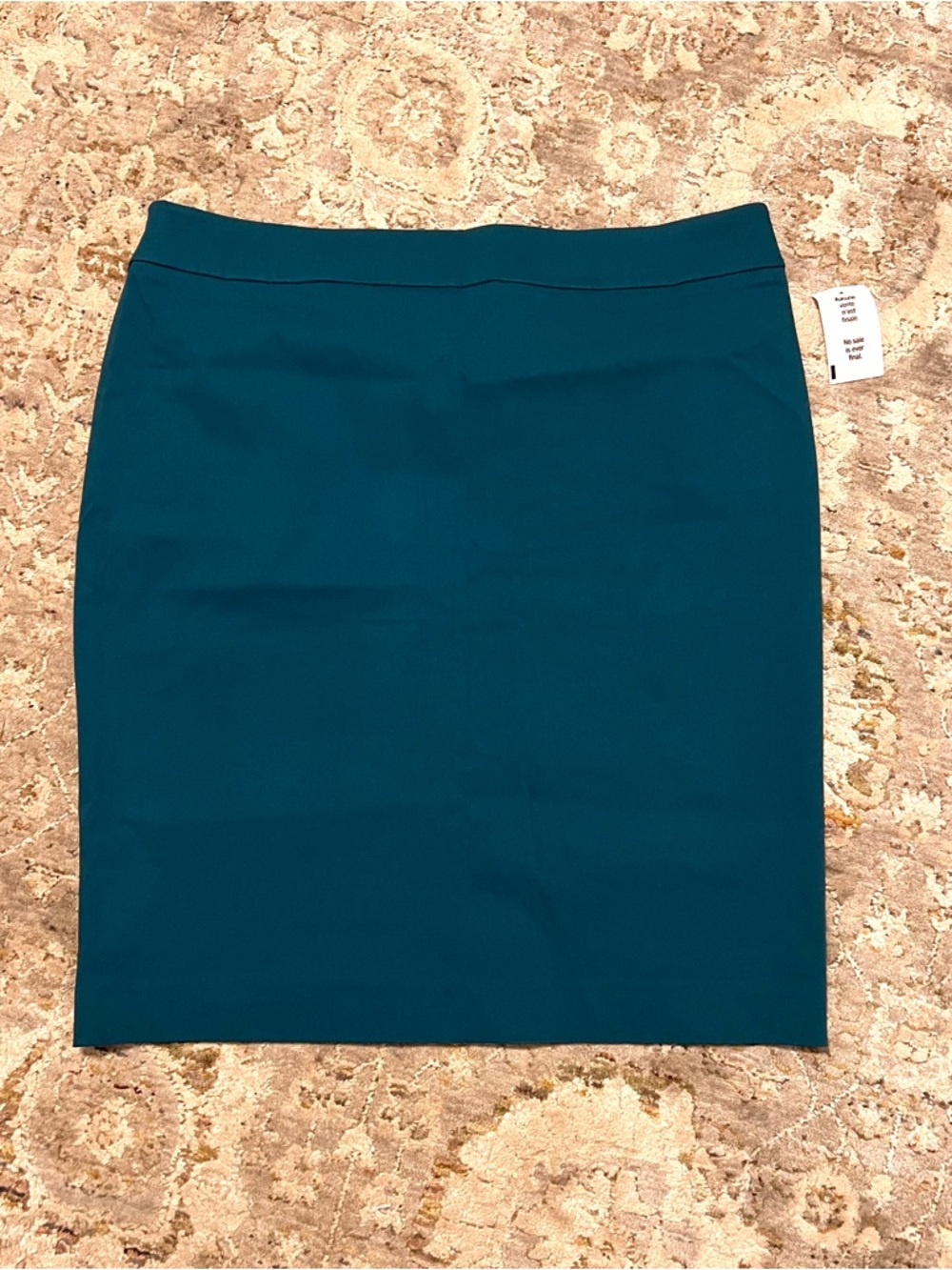 cleo Teal Pencil Skirt - Women